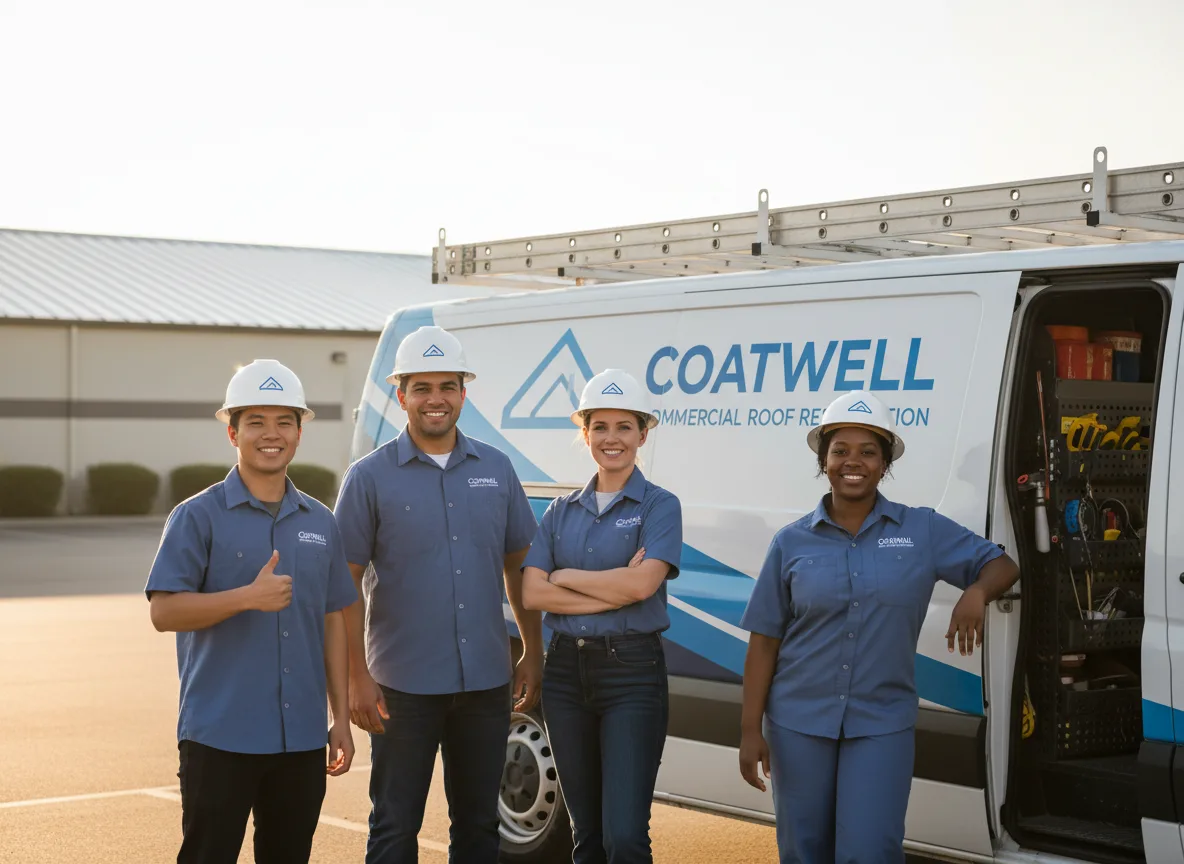 Commercial roof coating company in Cedarburg, WI